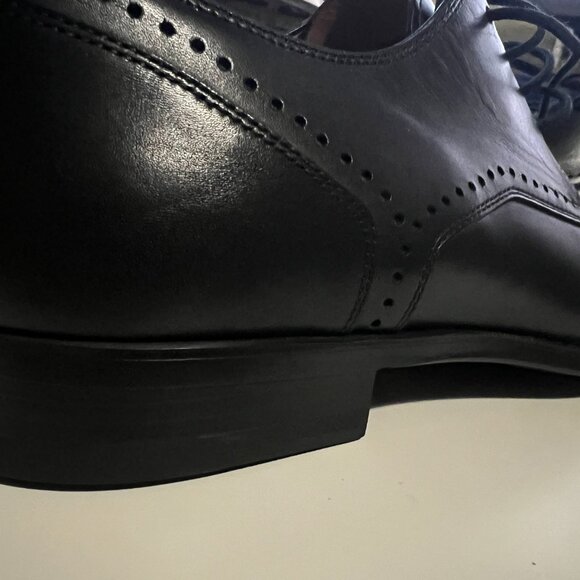 Magnanni Black Leather Wingtip Oxford sz 7 EU 39 Style 25787 main image 13